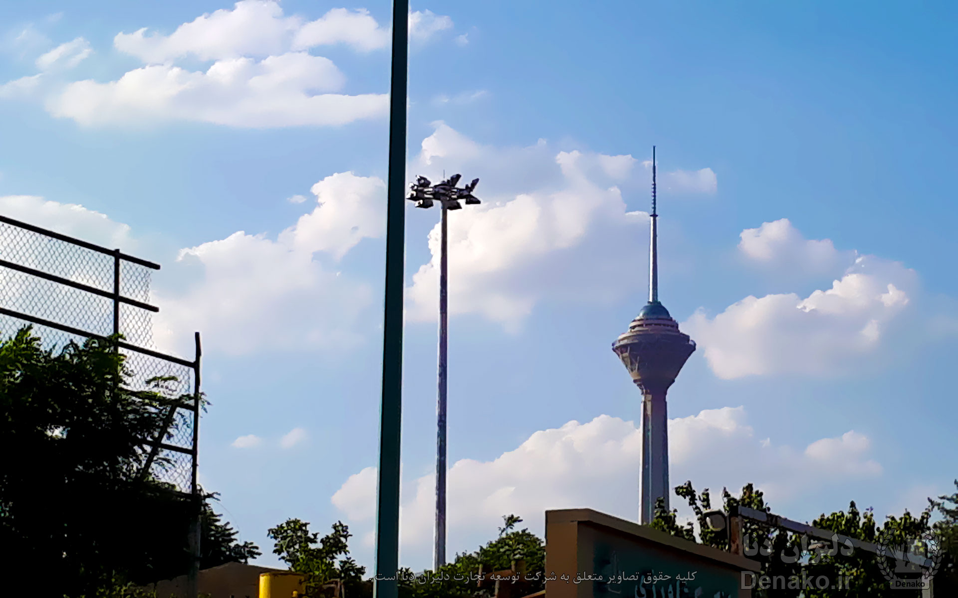 تصاویر برج میلاد برای پس زمینه